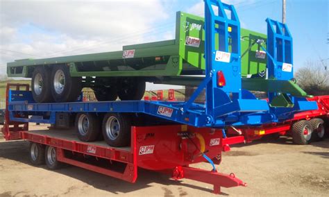 Bale Trailer | Flat Bed Baler Trailer with heavy Duty Axles