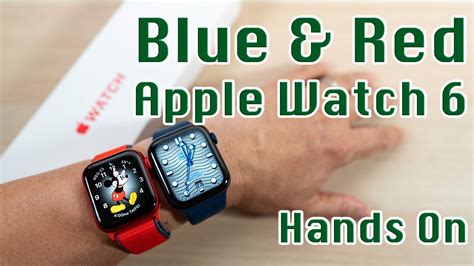 Apple Watch Series 6 Hands On | New Blue and Product Red Colors - YouTube