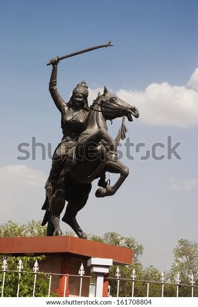 Statue Rani Laxmi Bai Agra Uttar Stock Photo (Edit Now) 161708804