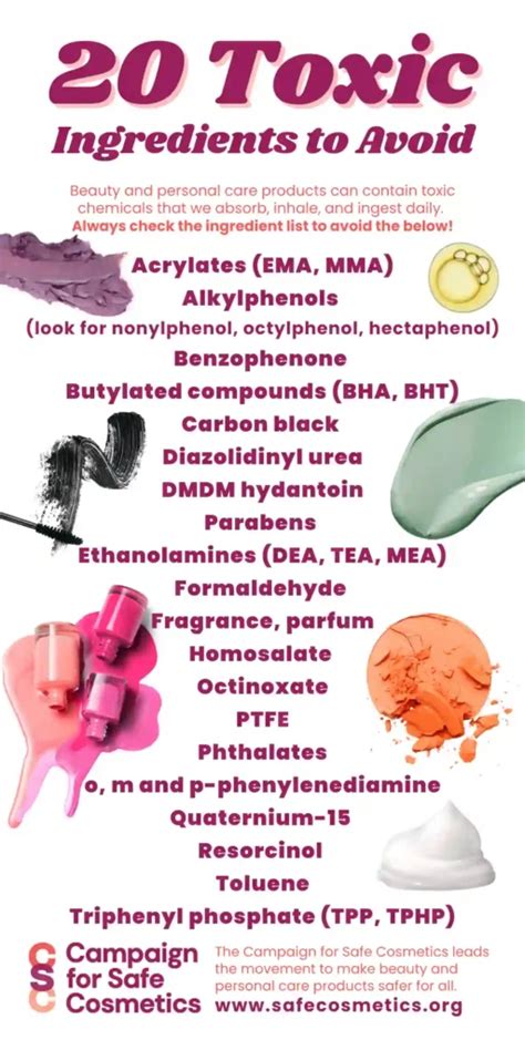 Chemicals to Avoid: Shampoo, Conditioner, Creams, Cosmetics