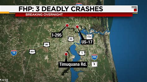 Deadly night: Florida Highway Patrol investigating 3 fatal crashes