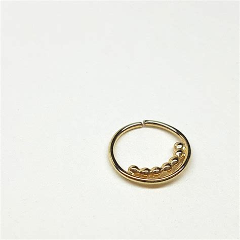 Solid 14k Gold Cartilage Earring Hoop Cartilage Piercing - Etsy