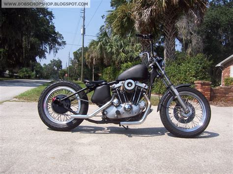 BOBS CHOP SHOP: 1977 HARLEY IRONHEAD SPORTSTER CHOPPER / BOBBER BUILD