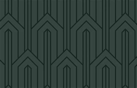 Dark Green Art Deco Wallpaper | Geometric Lines | MuralsWallpaper in ...