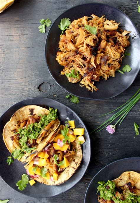 Tacos de Carnitas with Chive Pesto ( Carnitas Tacos Recipe ) - Ciao Florentina