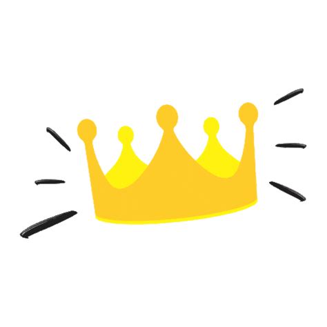 King Crown Sticker by Rei Hélice Contínua for iOS & Android | GIPHY