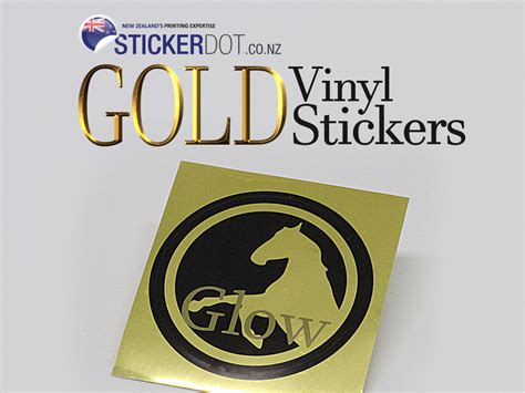 Gold Vinyl Stickers by StickerDot on Dribbble