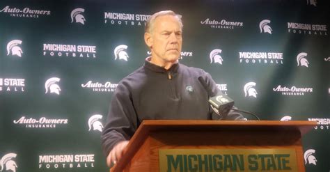 Mark Dantonio, Michigan State Head Coach Talks Maryland Terrapins ...