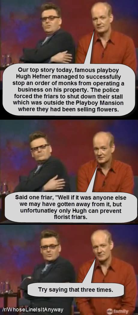 Colin Mochrie goes a long way for his puns | Silly jokes, Whose line, Funny puns