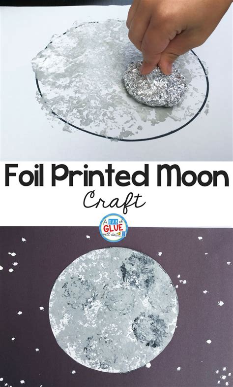 Moon Craft | Moon crafts, Space crafts, Space preschool