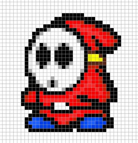 Super Mario Perler Bead Patterns | Pixel art personnage, Pixel art, Dessin pixel