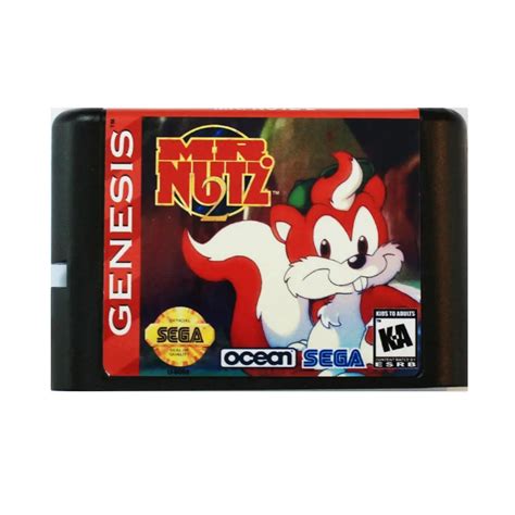 Mr.Nutz 2 16 bit MD Game Card For Sega Mega Drive For SEGA Genesis-in ...