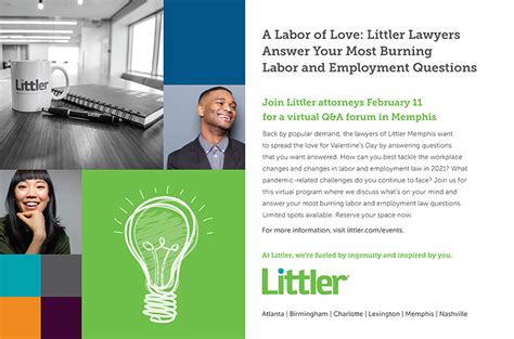 A Labor of Love: Littler Lawyers Answer Your Most Burning Labor and ...