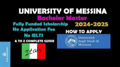 University of Messina | University of Messina Application Process ...