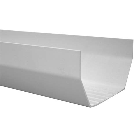 Genova 4.5-in x 120-in Half Round Gutter in the Gutters department at ...