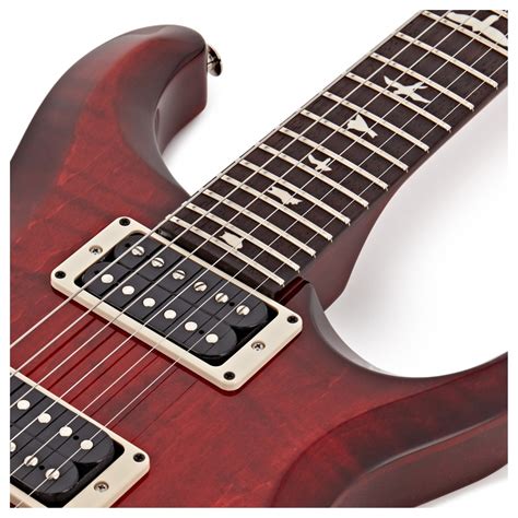 PRS S2 Custom 24, Fire Red Burst #S2064033 at Gear4music