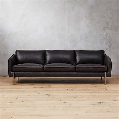 Black Leather Couch