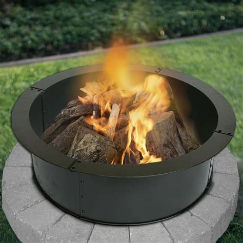 Blue Sky Outdoor Living 36" Heavy Duty Steel Round Fire Ring Pit Liner ...