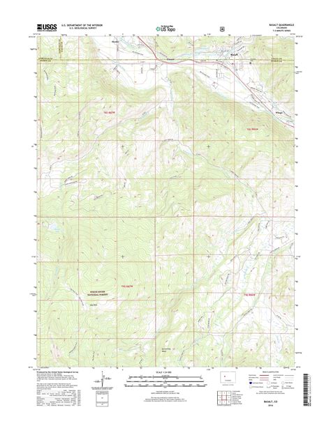 MyTopo Basalt, Colorado USGS Quad Topo Map