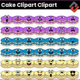 Cake Blue Frosting Clipart by RoomBop Creative Clip Art | TPT