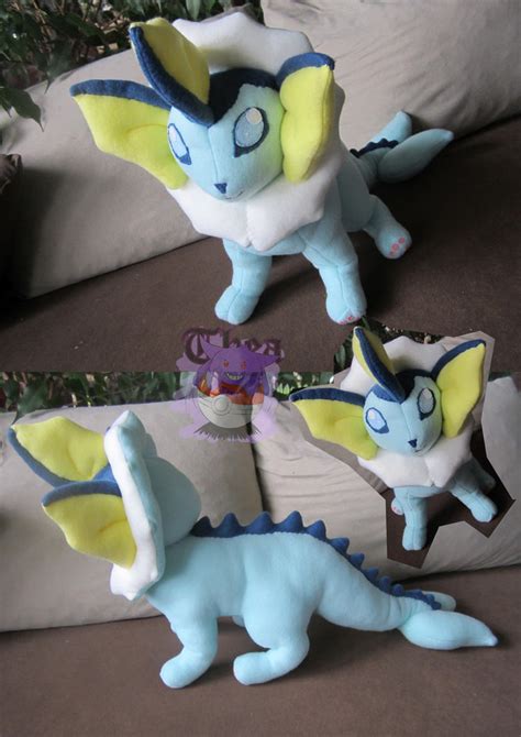 Vaporeon Plush by Theaskunstzeug on DeviantArt