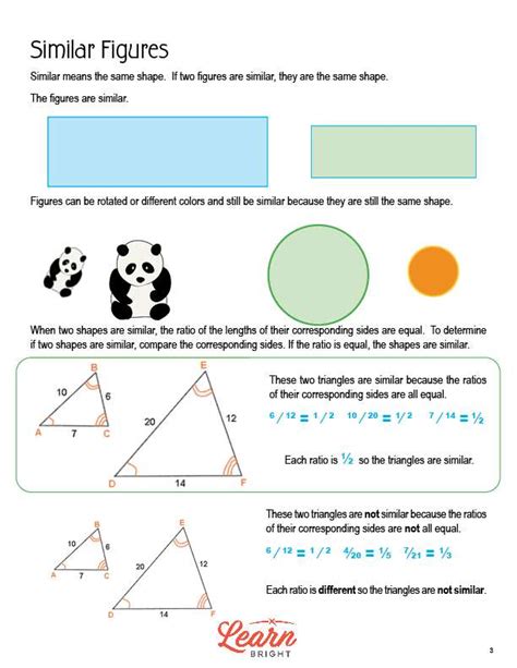 Similar and Congruent Figures, Free PDF Download - Learn Bright