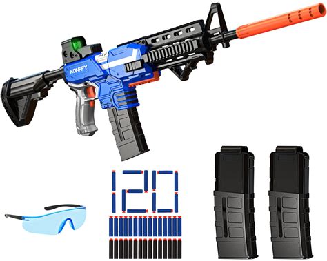 Buy Toy Gun for Nerf Guns Automatic Sniper Rifle, 3 Modes Burst Electric Toy Foam Blaster with ...