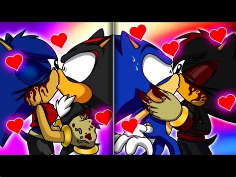 SONICA.EXE & SHADINA.EXE KISSED SONIC & SHADOW!! - [Sonic Comic Dub ...