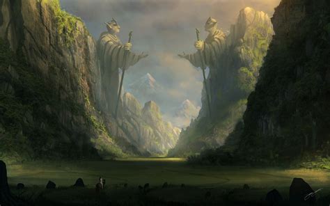 Digital Painting Landscape wallpaper | Fantasy landscape, Digital art fantasy, Fantasy art ...