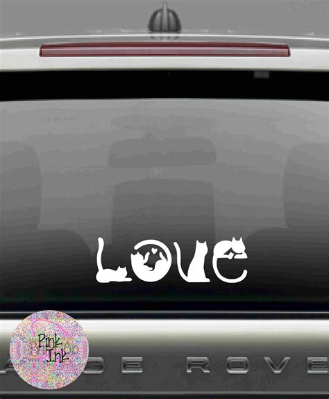 Cat Lover Decal/cat Car Decal/car Decal/cat Sticker/car - Etsy