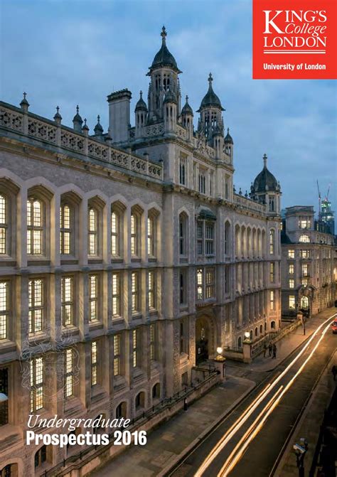 Undergraduate prospectus 2016 by King's College London - Issuu