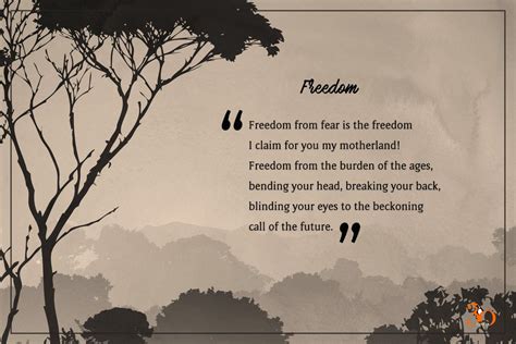 Rabindranath Tagore Poems In English On Freedom