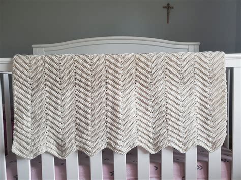 Crochet Chevron Baby Blanket