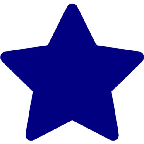 Navy blue star 8 icon - Free navy blue star icons