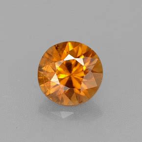 Brilliant cut Yellow Zircon - Gemstone Image