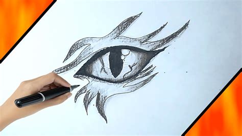 DRAGON Eye Drawing for Beginners - YouTube