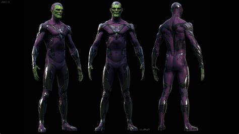 CAPTAIN MARVEL: Hi-Res Skrull Concept Art Released Featuring A Classic ...