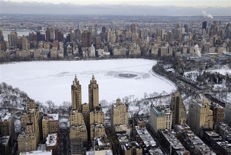 New York City cold weather aerials | The Seattle Times