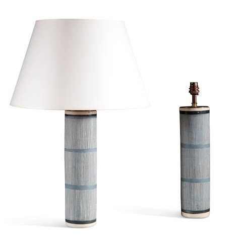 A PAIR OF BLUE AND WHITE CERAMIC LAMPS, MODERN | Christie’s