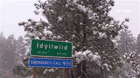 Idyllwild Snow - YouTube