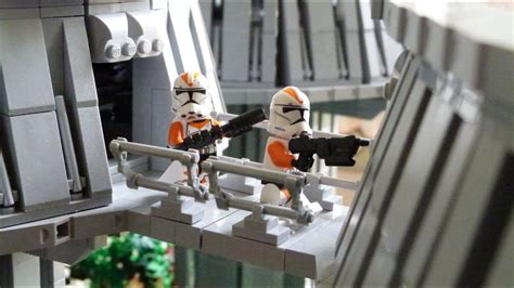 LEGO Star Wars Clone Wars Base on Naboo MOC - YouTube