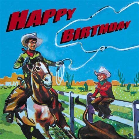 Cowboy birthday card for boys by SugarushUK/Sugarushuk. $7.50. This image is taken from a ...