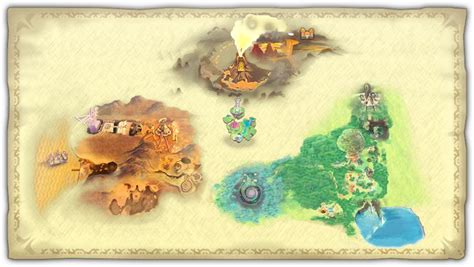 Skyward Sword World Map Uncovered - Zelda Dungeon