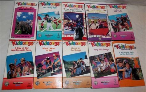 Lot of 10 Kidsongs VHS We Wish You a Merry Christmas, Very Silly Songs ...