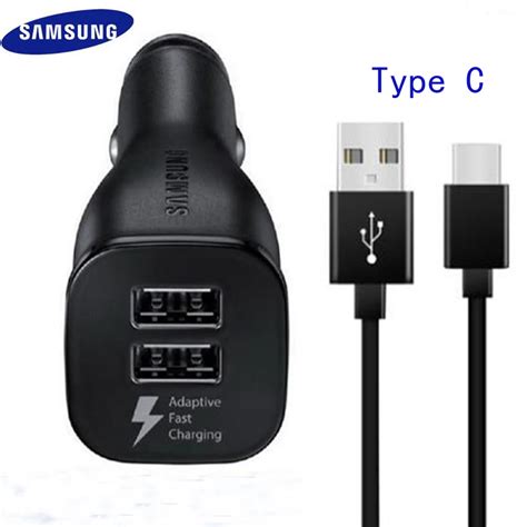 Original Samsung fast Car Charger, USB Quick Adapter&120/150CM Type C ...