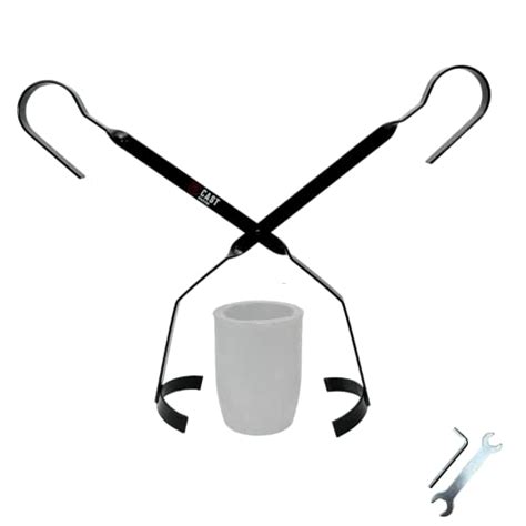 Cast Master Elite Crucible Tongs - Scissor Hinge Design - 10kg Crucible Lifting Tongs - Heavy ...