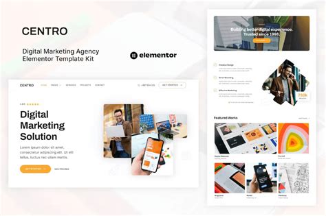 Centro - Digital Marketing Agency & Portfolio Template Kit