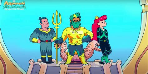 Aquaman King of Atlantis Trailer Reveals Animated HBO Max Series