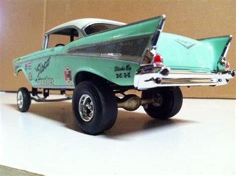 AMT '57 Chevy Gasser kit bash | Plastic model kits cars, Model cars building, Model cars kits