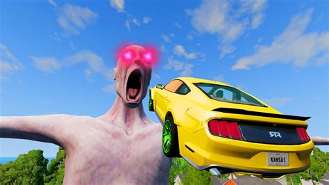 CAR vs Shy Guy (SCP - 096) | Escape from ShyGuy | BeamNG Drive ...